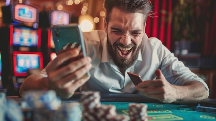 Texas Hold'em Bonus live dealer table on aneka88 login showing community cards and player positions