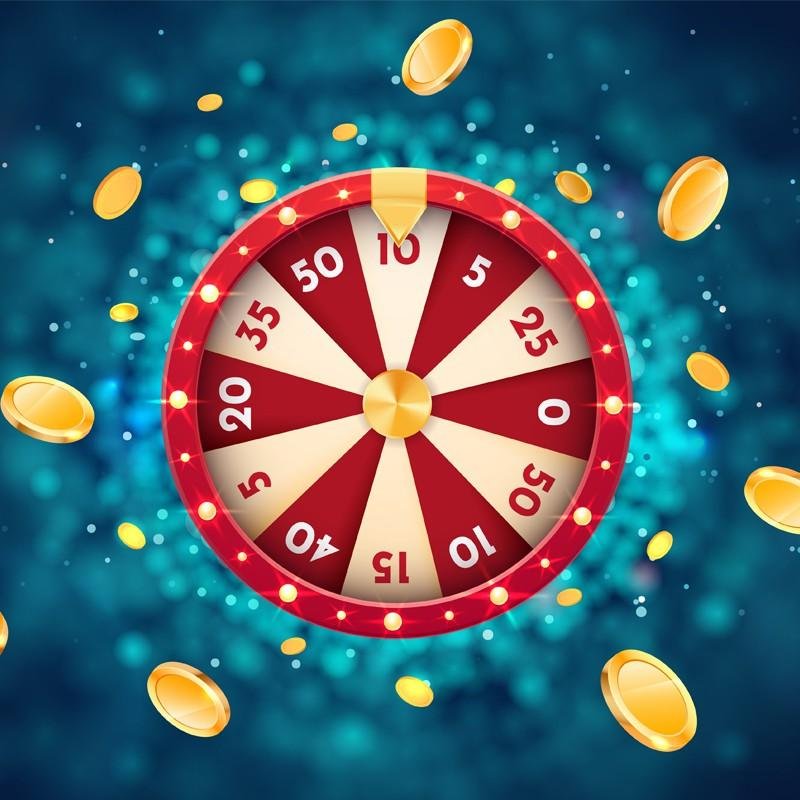 Roulette wheel spin in progress